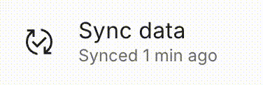 Sync Organized data